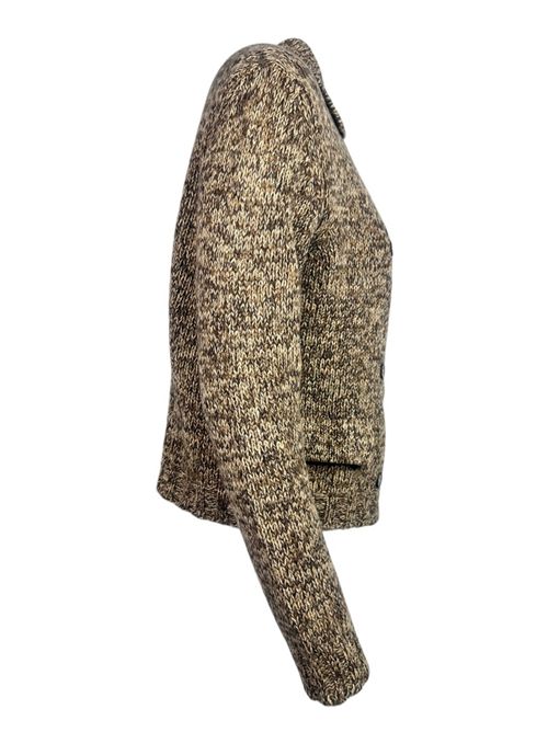 giacca maglia donna marrone La fileria | 10215-17315130